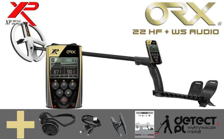 Detektor XP ORX z sondą 22cm HF (9”) + słuchawki WS Audio