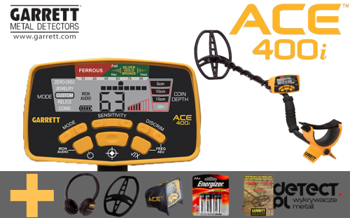 Garrett ACE 400i - zestaw