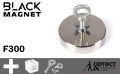Magnes Neodymowy F300 - Magnes do poszukiwań 300 kg