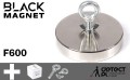 Magnes Neodymowy F600 - Magnes do poszukiwań 600 kg