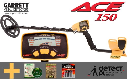 Wykrywacz metali Garrett ACE 150 - zestaw