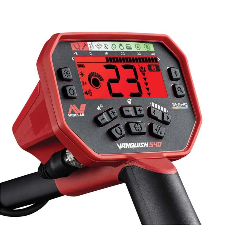 Minelab Vanquish 540 panel