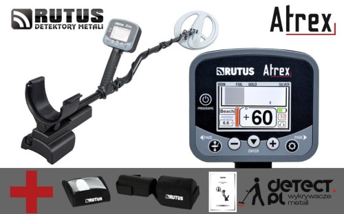 Rutus Atrex Pro 29DD - wykrywacz zestaw