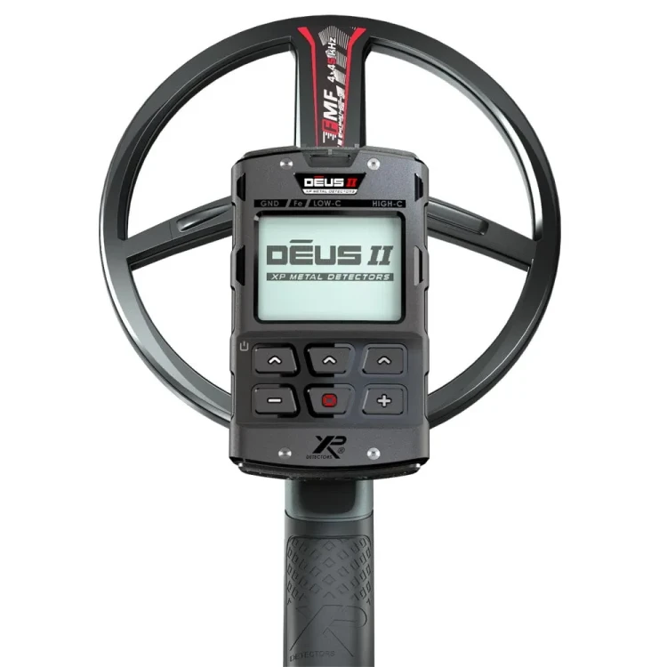 XP Deus II z panelem RC, cewką 9 FMF