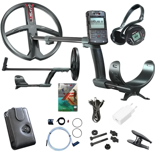 XP Deus II z panelem RC, cewką 11 FMF, słuchawkami WS6