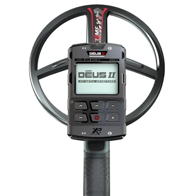 XP Deus II z panelem RC, cewką 11 FMF, słuchawkami WS6