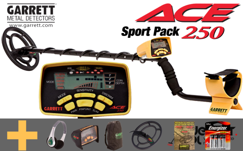 Garrett ACE 250 Sport Pack - zestaw