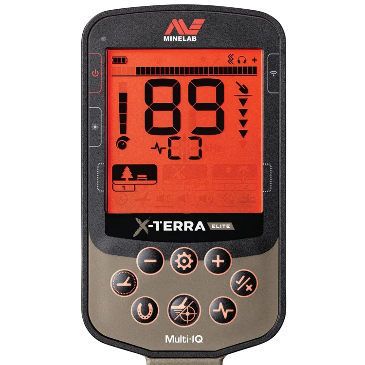 Minelab X-Terra Elite - panel