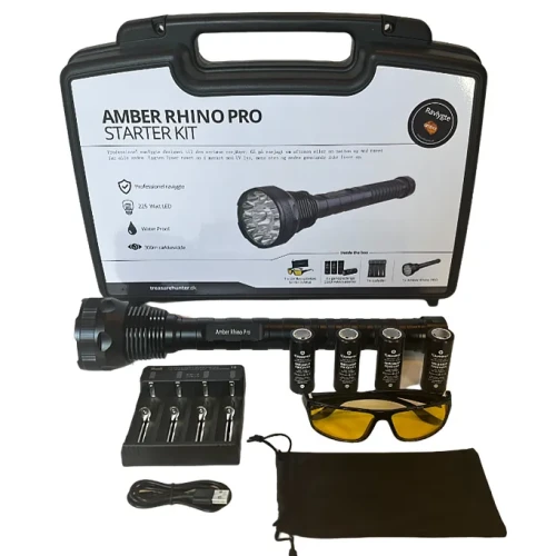 Latarka UV Amber Rhino 225W zestaw