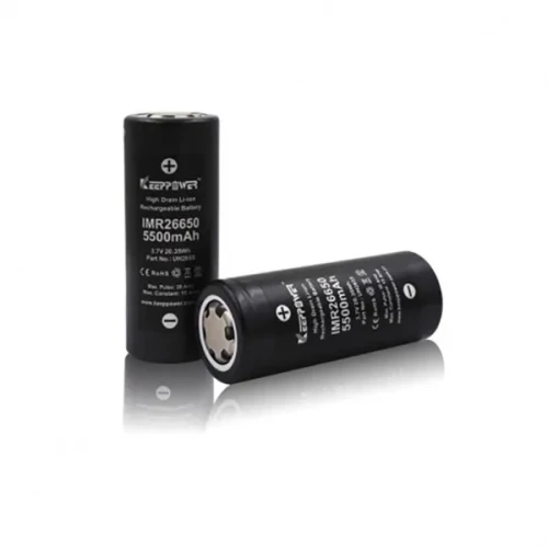 26650 KeepPower 5500 mAh High Drain Li-Ion  3,7V