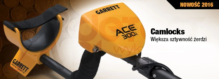 Garrett ACE 300i - camlocks