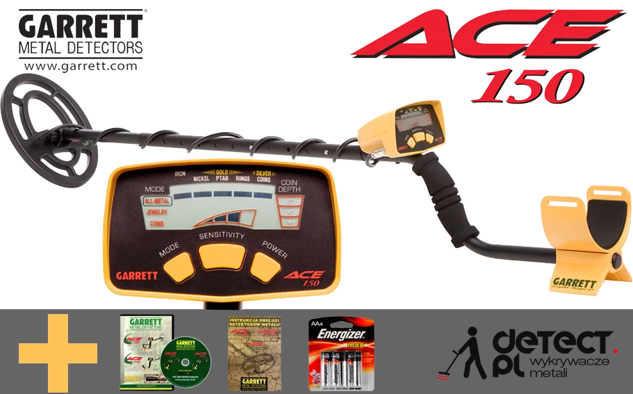 Garrett Ace 150 + zestaw