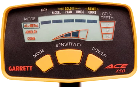 Garrett Ace 150 - panel