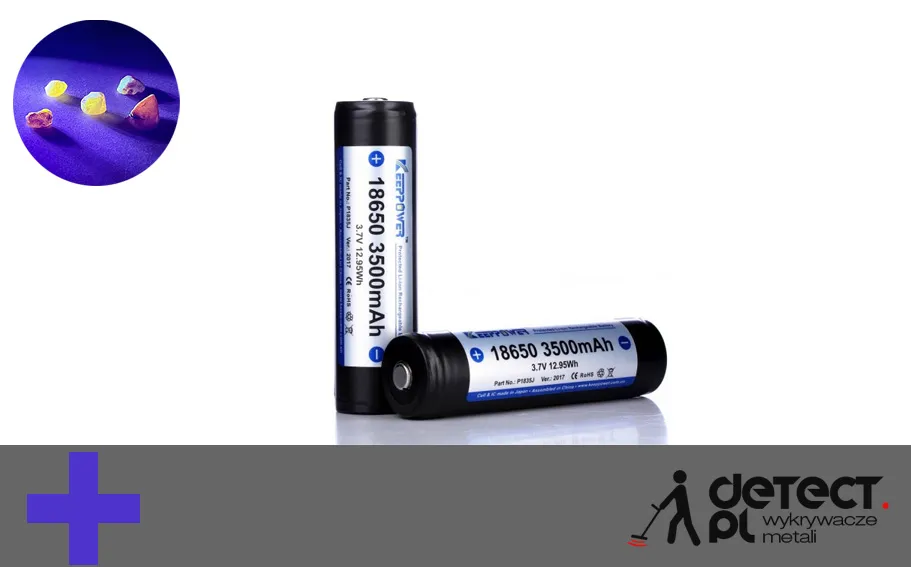 18650 KeepPower 3500mAh Zabezpieczony akumulator Li-Ion 3,7V