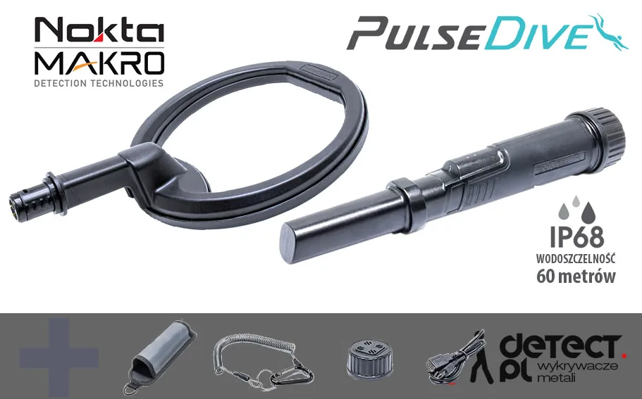 Nokta PulseDive + cewka 8 cali wykrywacz